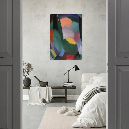 VARIATION GLORREICHER ABEND SOMMERSEGEN II 1917 - Alexej von Jawlensky Brushed Aluminum Print - 70x100 cm / 28x40 inches | Alexej von Jawlensky Aluminum Print | Alexej von Jawlensky Prints