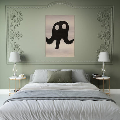 Mustache Hat - Jean Arp Brushed Aluminum Print - 70x100 cm / 28x40 inches | Jean Arp Aluminum Print | Jean Arp Prints