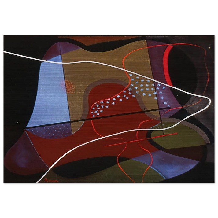 Grazioso - 1933 - John Ferren Brushed Aluminum Print - 70x100 cm / 28x40 inches | John Ferren Aluminum Print | John Ferren Prints
