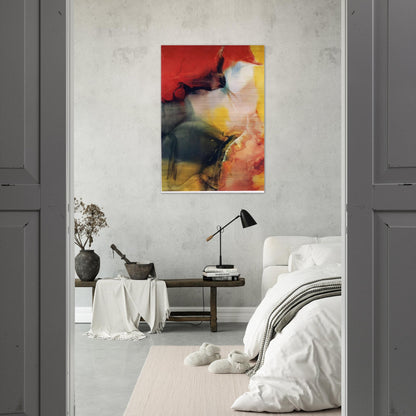 Lotus - Paul Jenkins Brushed Aluminum Print - 70x100 cm / 28x40 inches | Paul Jenkins Aluminum Print | Paul Jenkins Prints