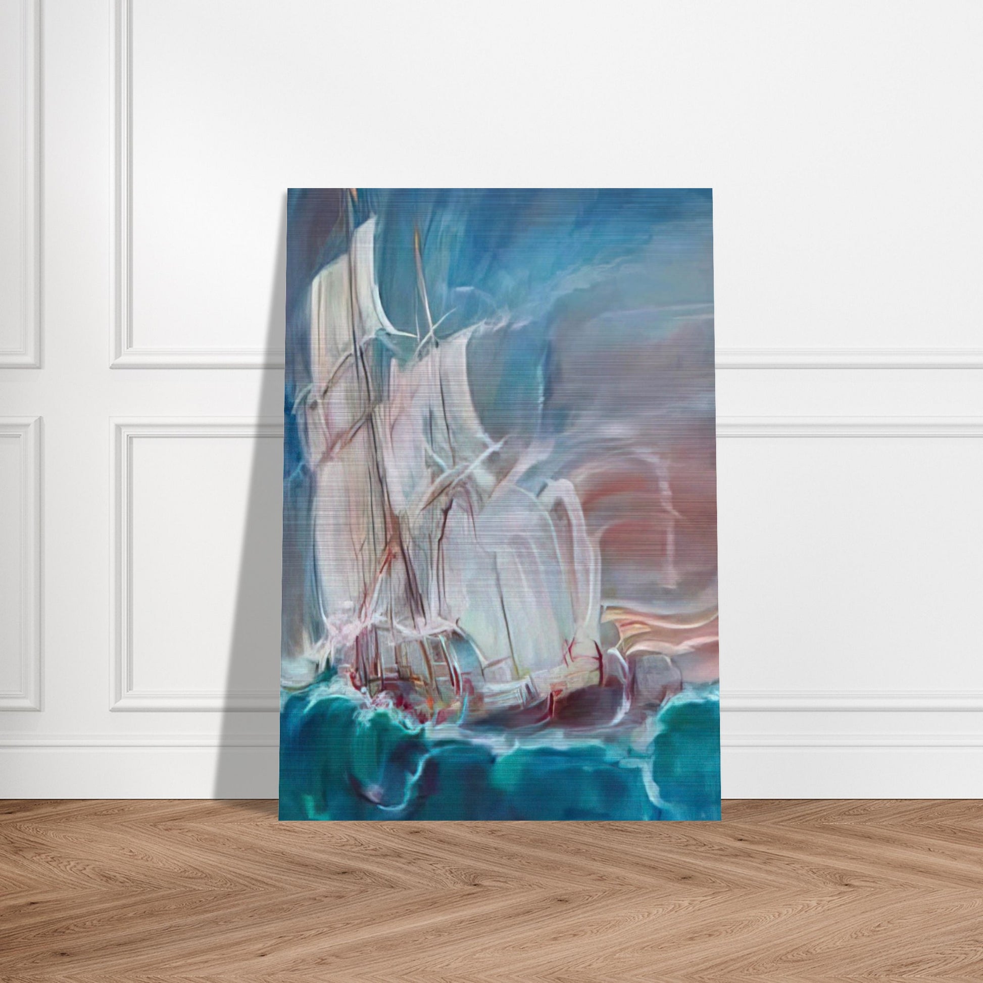 The Great Sail in the Storm - Konrad Zuse Brushed Aluminum Print - 70x100 cm / 28x40 inches | Konrad Zuse Aluminum Print | Konrad Zuse Prints