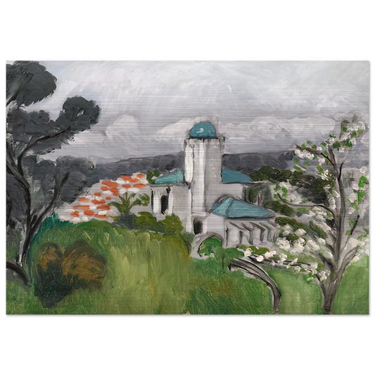 LA VILLA BLEUE 1918 - Henri Matisse Brushed Aluminum Print - 70x100 cm / 28x40 inches | Henri Matisse Aluminum Print | Henri Matisse Prints