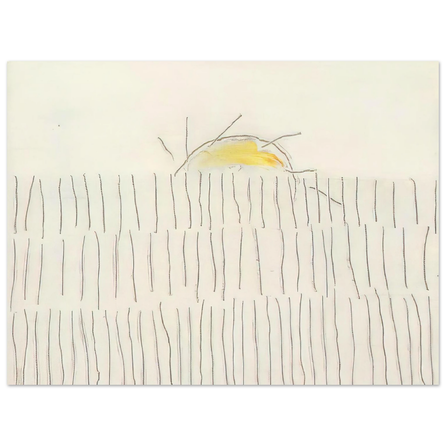 Forrest Bess - Untitled - 1966  75x100 cm / 30x40inches Fine Art Poster