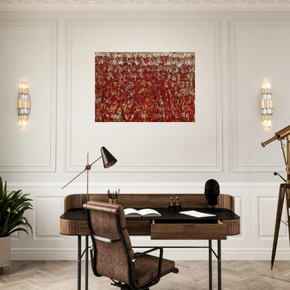 Red Tubes of Paint - 1980 - Arman Brushed Aluminum Print - 70x100 cm / 28x40 inches | Arman Aluminum Print | Arman Prints