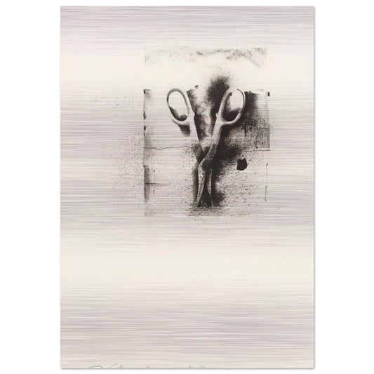 UNTITLED FROM TEN WINTER TOOLS 1973 2 - Jim Dine Brushed Aluminum Print - 70x100 cm / 28x40 inches | Jim Dine Aluminum Print | Jim Dine Prints