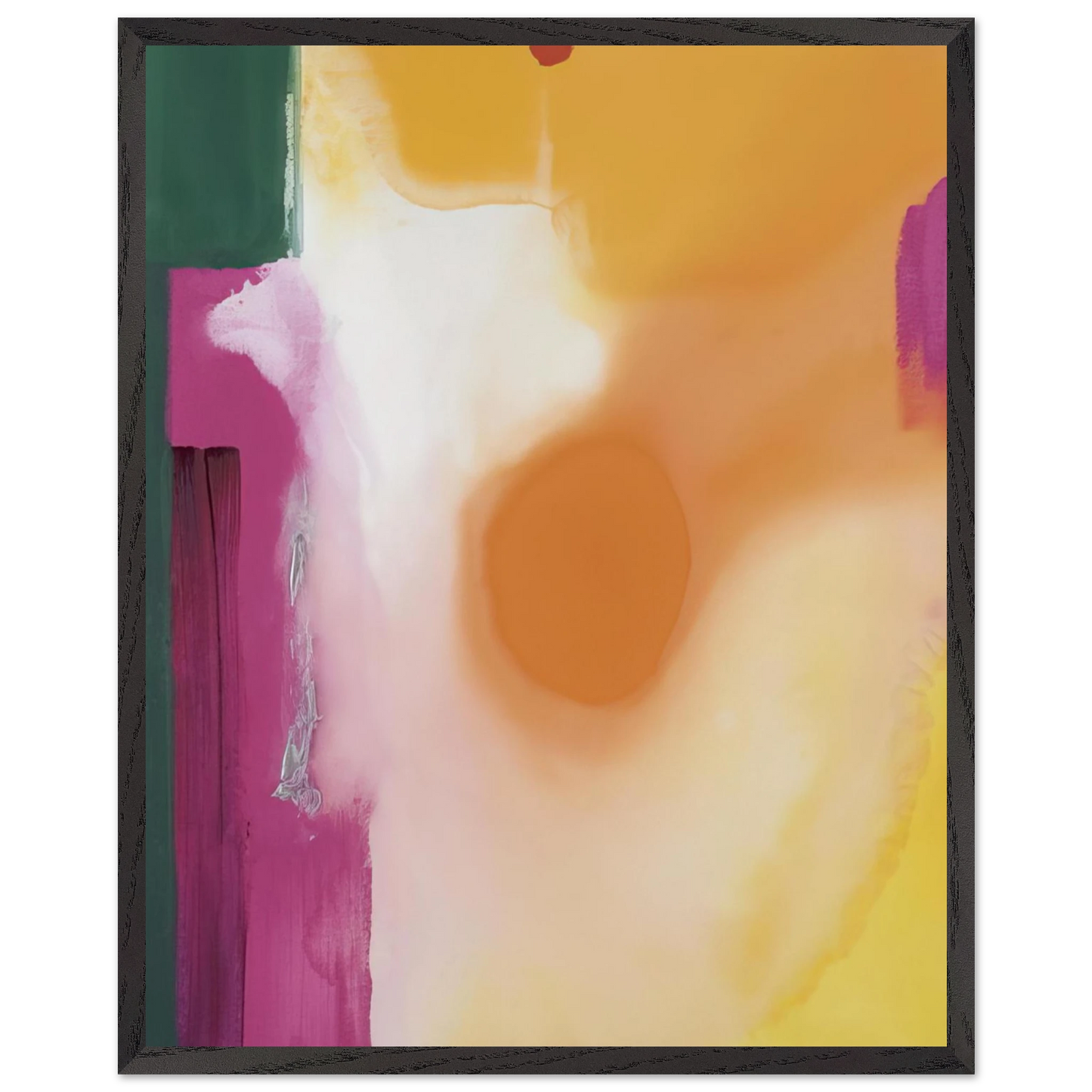 Helen Frankenthaler - Bullseye - 1989 Wall art - 40x50 cm / 16x20 inches - Fine Art Poster-canvas - -