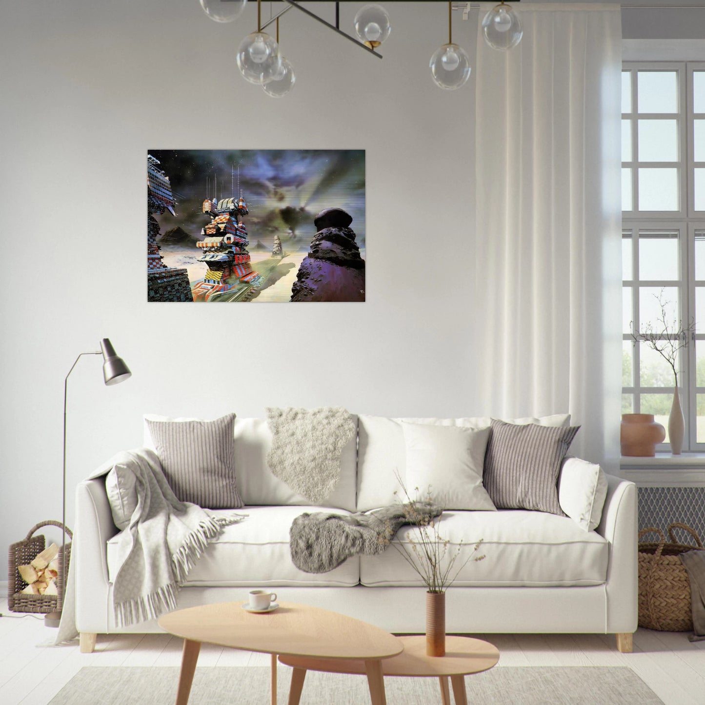 Chris Foss - Chris Foss Brushed Aluminum Print - 70x100 cm / 28x40 inches | Chris Foss Aluminum Print | Chris Foss Prints