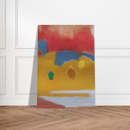 ZARZUELA 1982 - Esteban Vicente Brushed Aluminum Print - 70x100 cm / 28x40 inches | Esteban Vicente Aluminum Print | Esteban Vicente Prints