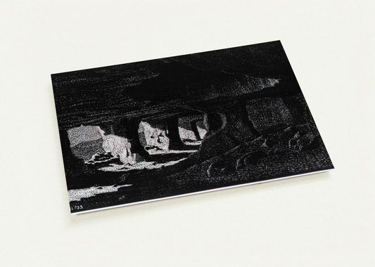 CAVE DWELLINGS NEAR SPERLINGA SICILY By MC Escher Pack of 10 Post Cards | MC Escher Post Cards | A6 (10.5 x 14.8 cm) - 4.1 x 5.8 inches