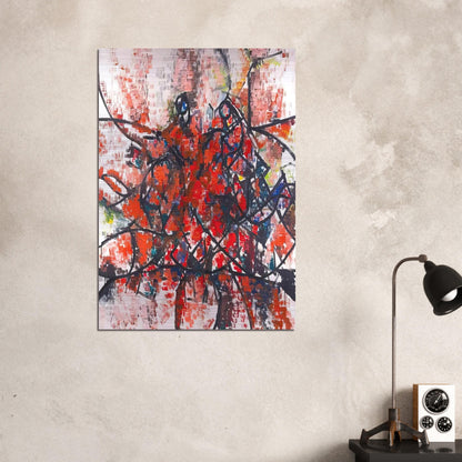 Mambo - 1956 - Robert Goodnough Brushed Aluminum Print - 70x100 cm / 28x40 inches | Robert Goodnough Aluminum Print | Robert Goodnough Prints