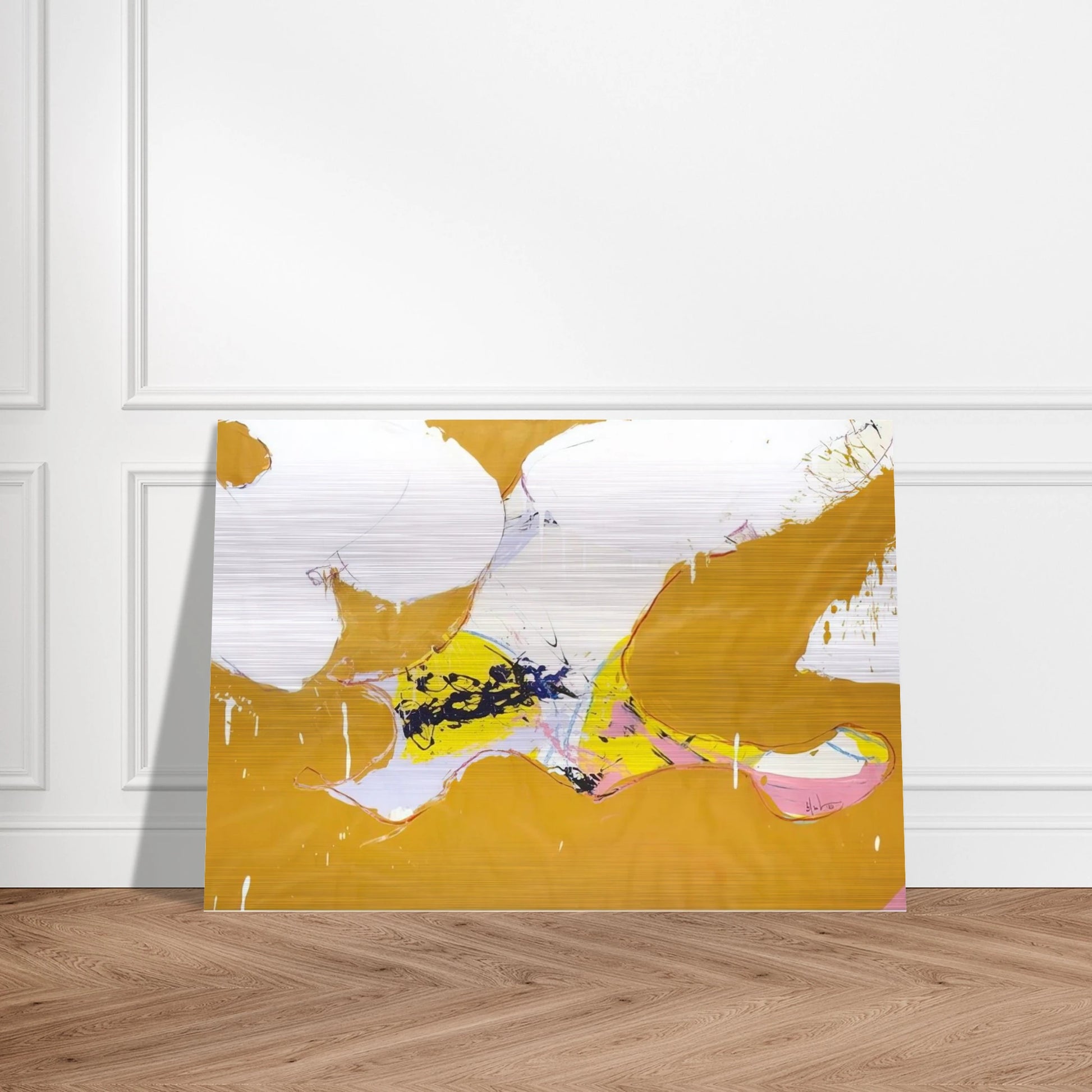 Round About - 1973 - Norman Bluhm Brushed Aluminum Print - 70x100 cm / 28x40 inches | Norman Bluhm Aluminum Print | Norman Bluhm Prints