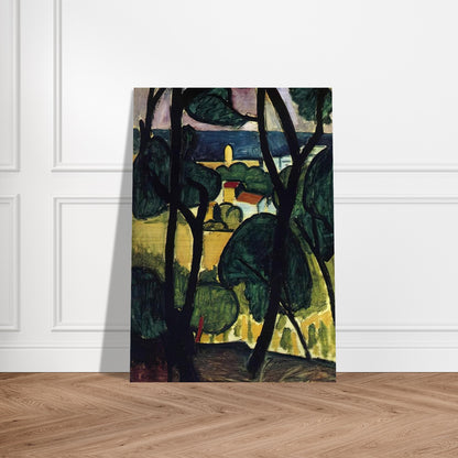 VIEW OF COLLIOURE - Henri Matisse Brushed Aluminum Print - 70x100 cm / 28x40 inches | Henri Matisse Aluminum Print | Henri Matisse Prints