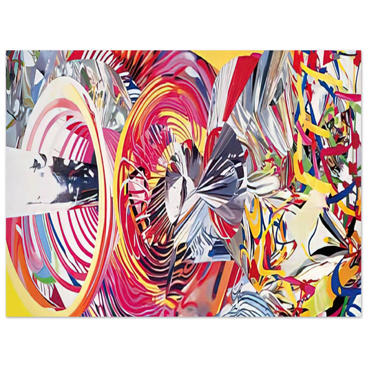 James Rosenquist - Stowaway Peers Out at the Speed of Light  75x100 cm / 30x40inches Fine Art Poster