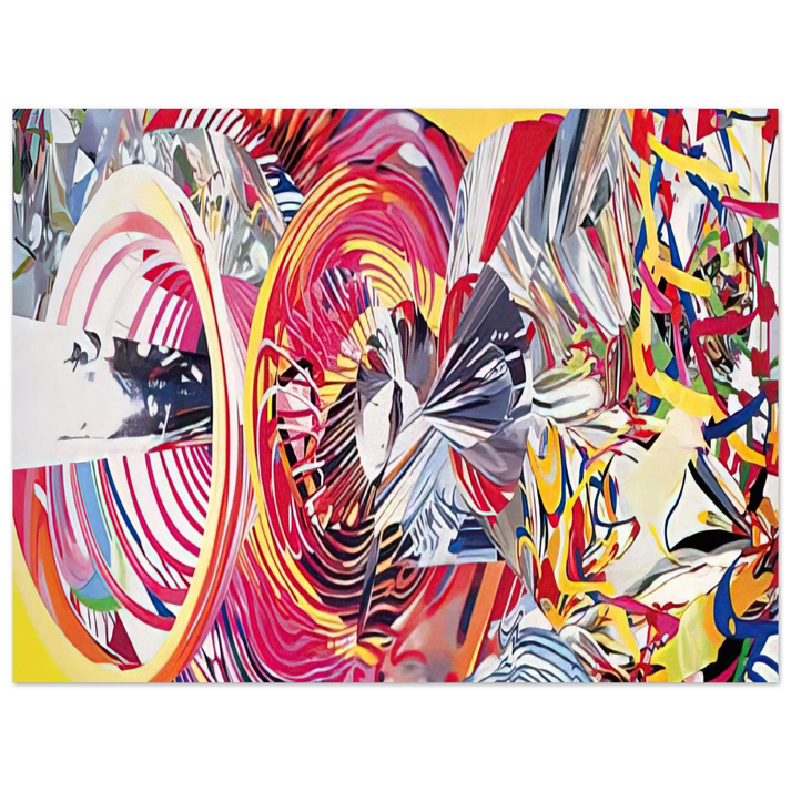James Rosenquist - Stowaway Peers Out at the Speed of Light  75x100 cm / 30x40inches Fine Art Poster