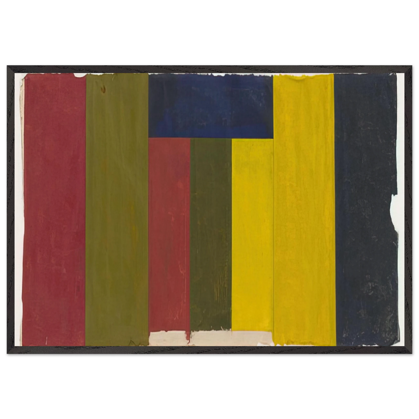 Study II - 1981 - Brice Marden 70x100 cm / 28x40 inches Framed Art Print – Black Wooden Frame
