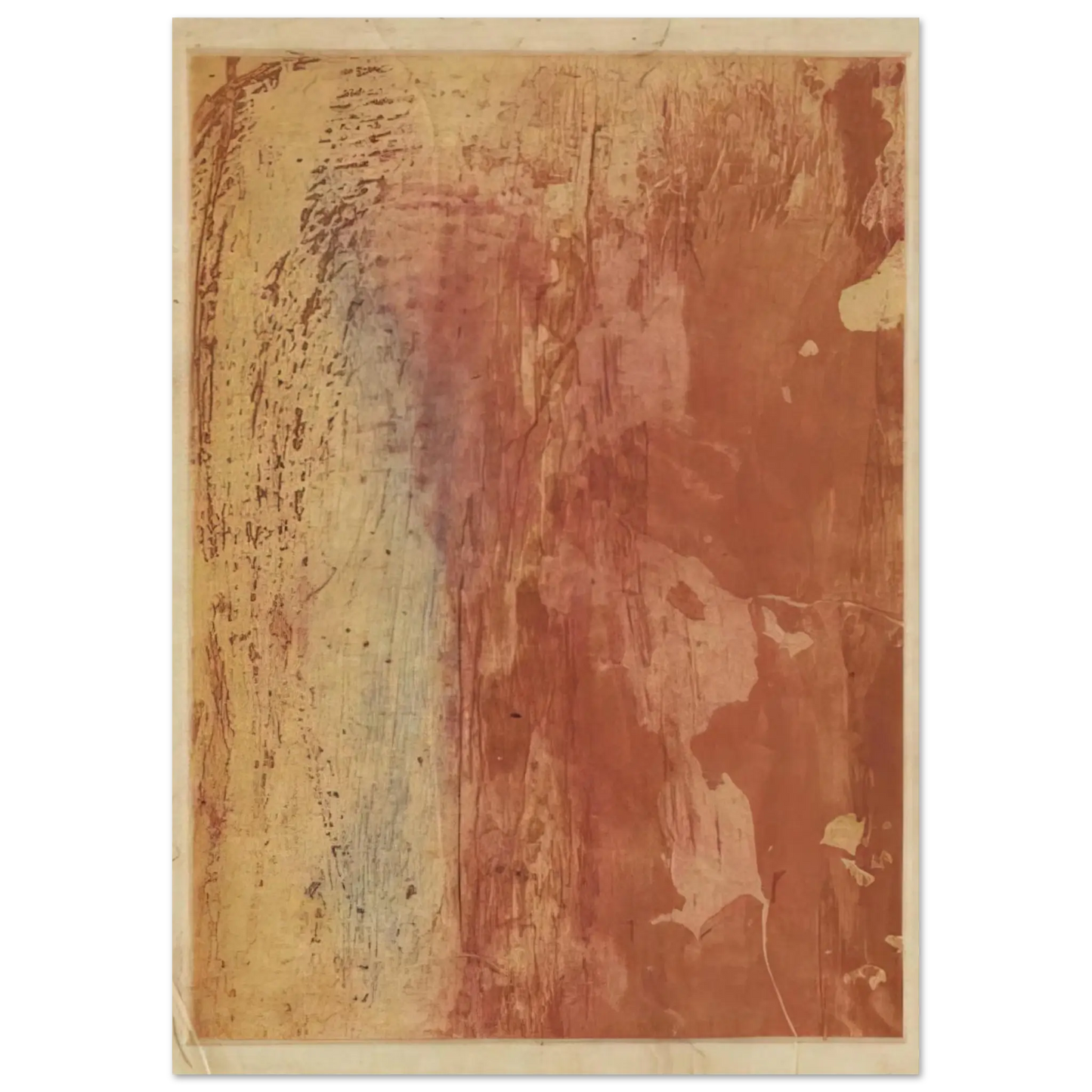 Helen Frankenthaler - Ganymede - 1978 Wall art - 50x70 cm / 20x28 Inches - Premium Wooden Framed Poster With Fine Art Paper - Wood frame