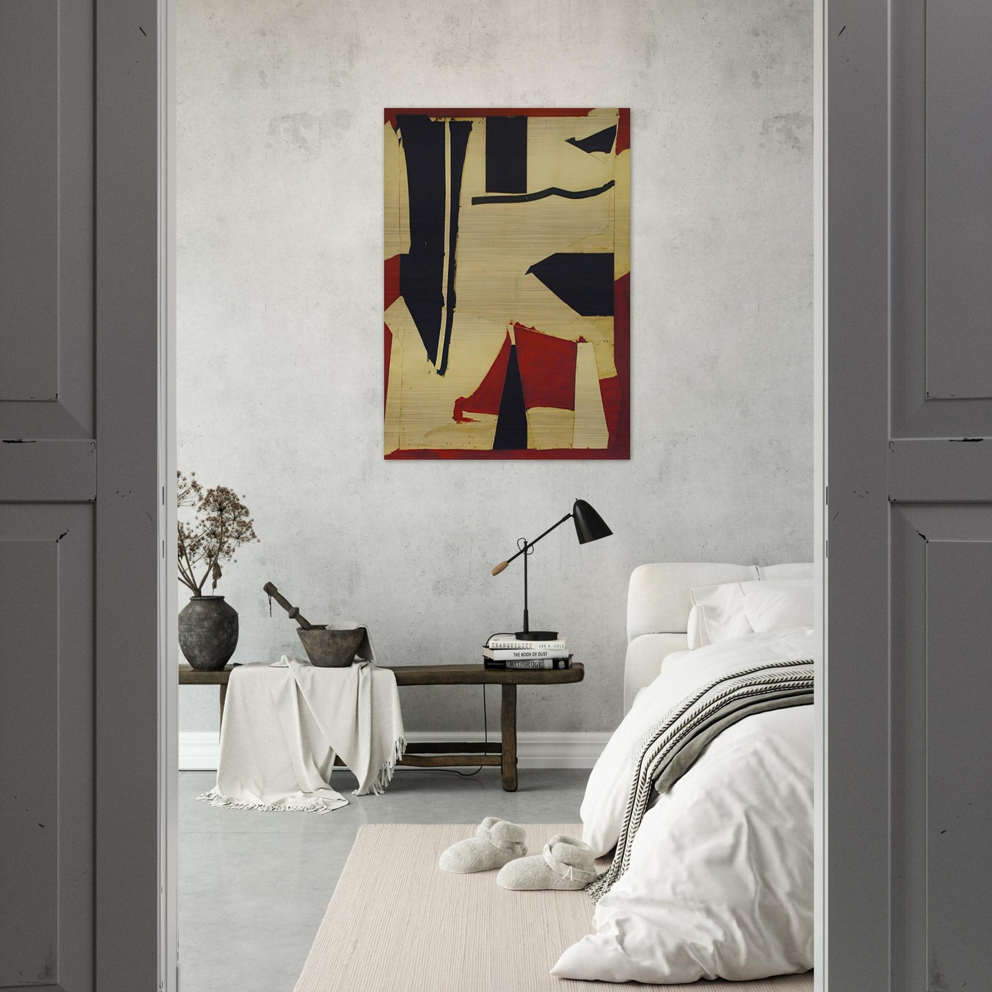 Banner - 1962 - Larry Zox Brushed Aluminum Print - 70x100 cm / 28x40 inches | Larry Zox Aluminum Print | Larry Zox Prints