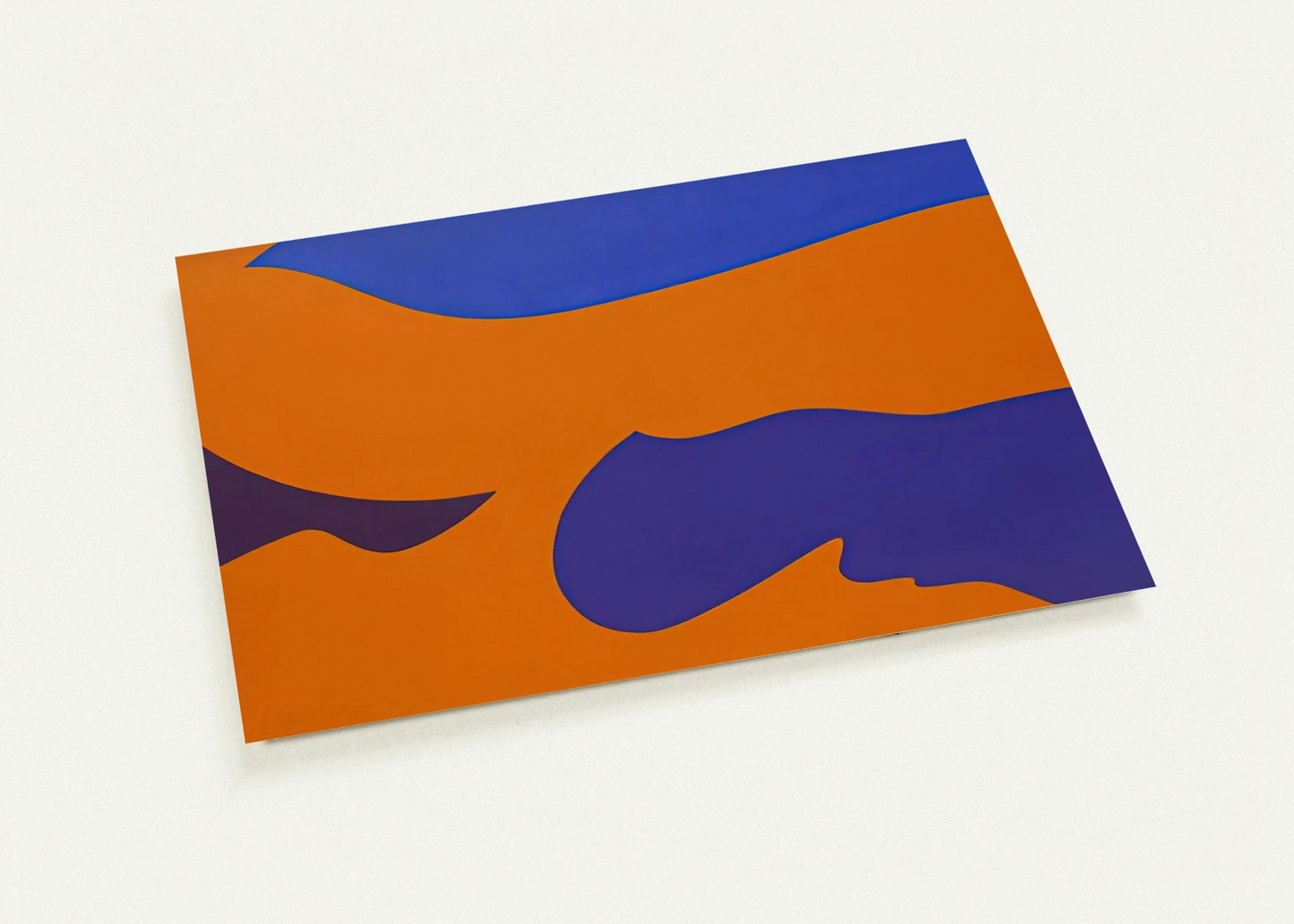 Passage ‚rosion vermillion By Fernand Leduc Pack of 10 Post Cards | Fernand Leduc Post Cards | A6 (10.5 x 14.8 cm) - 4.1 x 5.8 inches