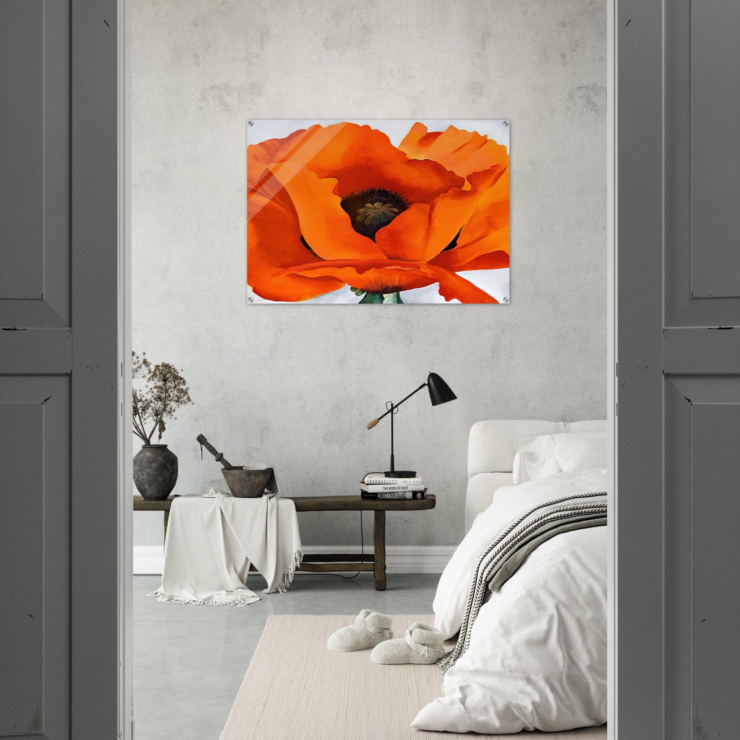 Red Poppy - Georgia O'Keeffe Acrylic Print - 70x100 cm / 28x40″ inches
