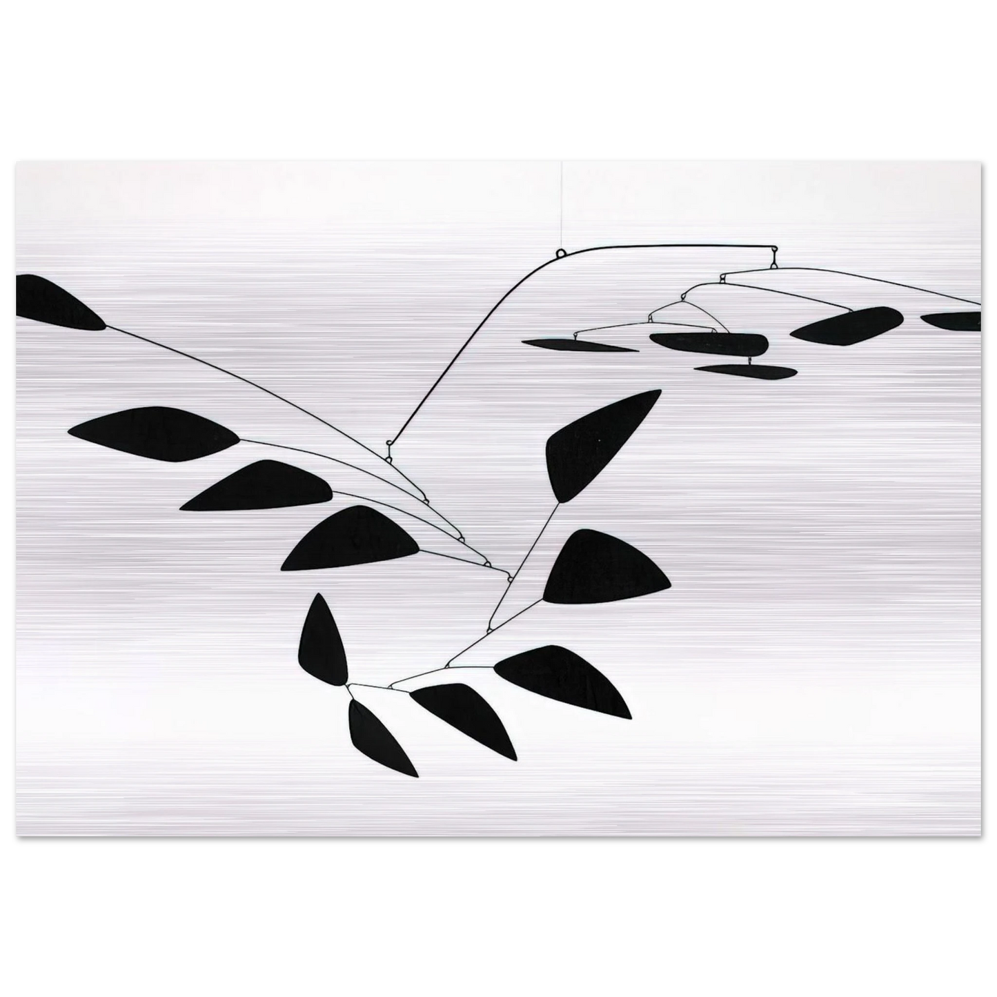 THE Y 1960 - Alexander Calder Brushed Aluminum Print - 70x100 cm / 28x40 inches | Alexander Calder Aluminum Print | Alexander Calder Prints