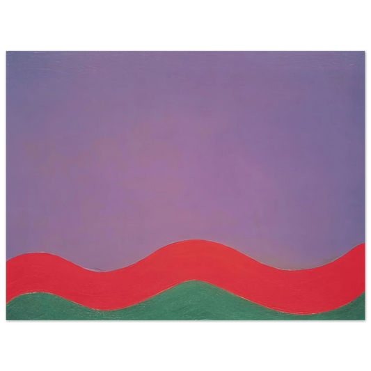 Al Held - Out  75x100 cm / 30x40inches Fine Art Poster