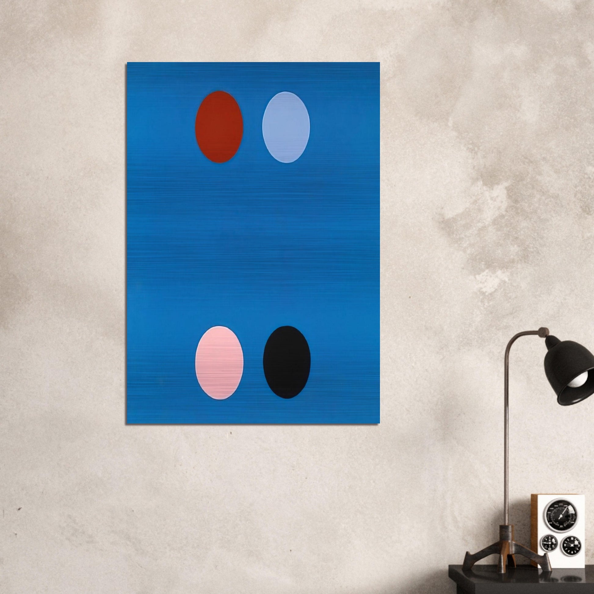 France Blue - 1965 - Thomas Downing Brushed Aluminum Print - 70x100 cm / 28x40 inches | Thomas Downing Aluminum Print | Thomas Downing Prints
