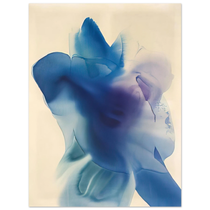 Paul Jenkins - Phenomena Astral Blue  75x100 cm / 30x40inches Fine Art Poster