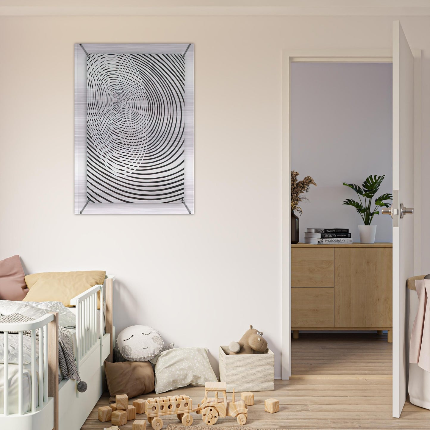 SPIRALES 1967 - Jesus Rafael Soto Brushed Aluminum Print - 70x100 cm / 28x40 inches | Jesus Rafael Soto Aluminum Print | Jesus Rafael Soto Prints