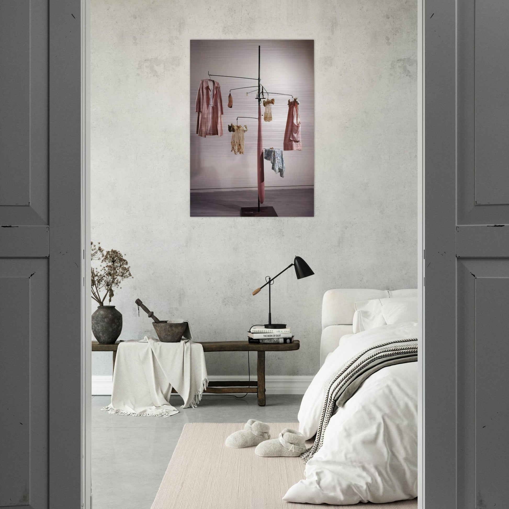 PINK DAYS AND BLUE DAYS 1997 - Louise Bourgeois Brushed Aluminum Print - 70x100 cm / 28x40 inches | Louise Bourgeois Aluminum Print | Louise Bourgeois Prints