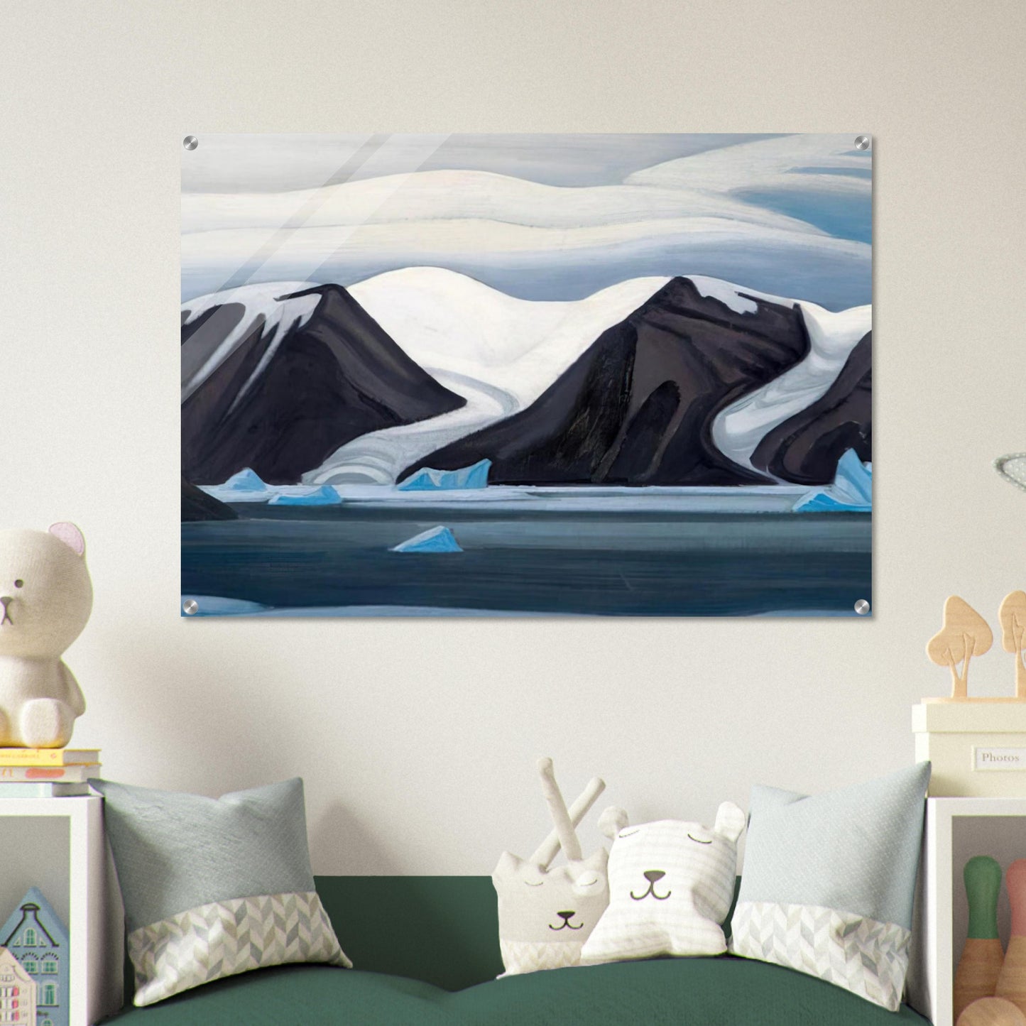 Nerke, Greenland - 1930 - Lawren Harris Acrylic Print - 70x100 cm / 28x40″ inches
