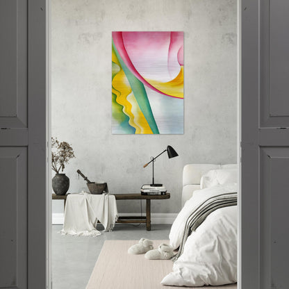 Abstraction No. 77  Tulip  - Georgia O'Keeffe Brushed Aluminum Print - 70x100 cm / 28x40 inches | Georgia O'Keeffe Aluminum Print | Georgia O'Keeffe Prints