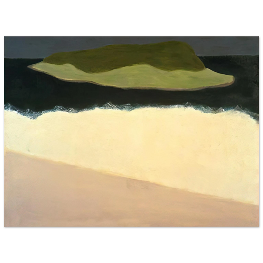 Milton Avery - Offshore Island - 1958  75x100 cm / 30x40inches Fine Art Poster