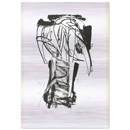 Palm Trees, from the Series The Archaics - Grace Hartigan Brushed Aluminum Print - 70x100 cm / 28x40 inches | Grace Hartigan Aluminum Print | Grace Hartigan Prints