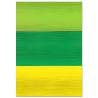 Train Landscape - Ellsworth Kelly Brushed Aluminum Print - 70x100 cm / 28x40 inches | Ellsworth Kelly Aluminum Print | Ellsworth Kelly Prints