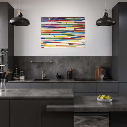 Composite - Color Field Painting - Piero Dorazio Acrylic Print - 70x100 cm / 28x40″ inches
