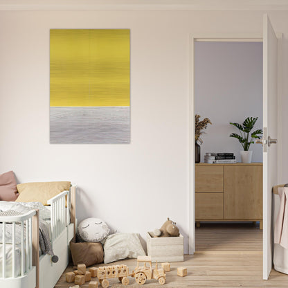 LE GRAN JAUNE - Jesus Rafael Soto Brushed Aluminum Print - 70x100 cm / 28x40 inches | Jesus Rafael Soto Aluminum Print | Jesus Rafael Soto Prints