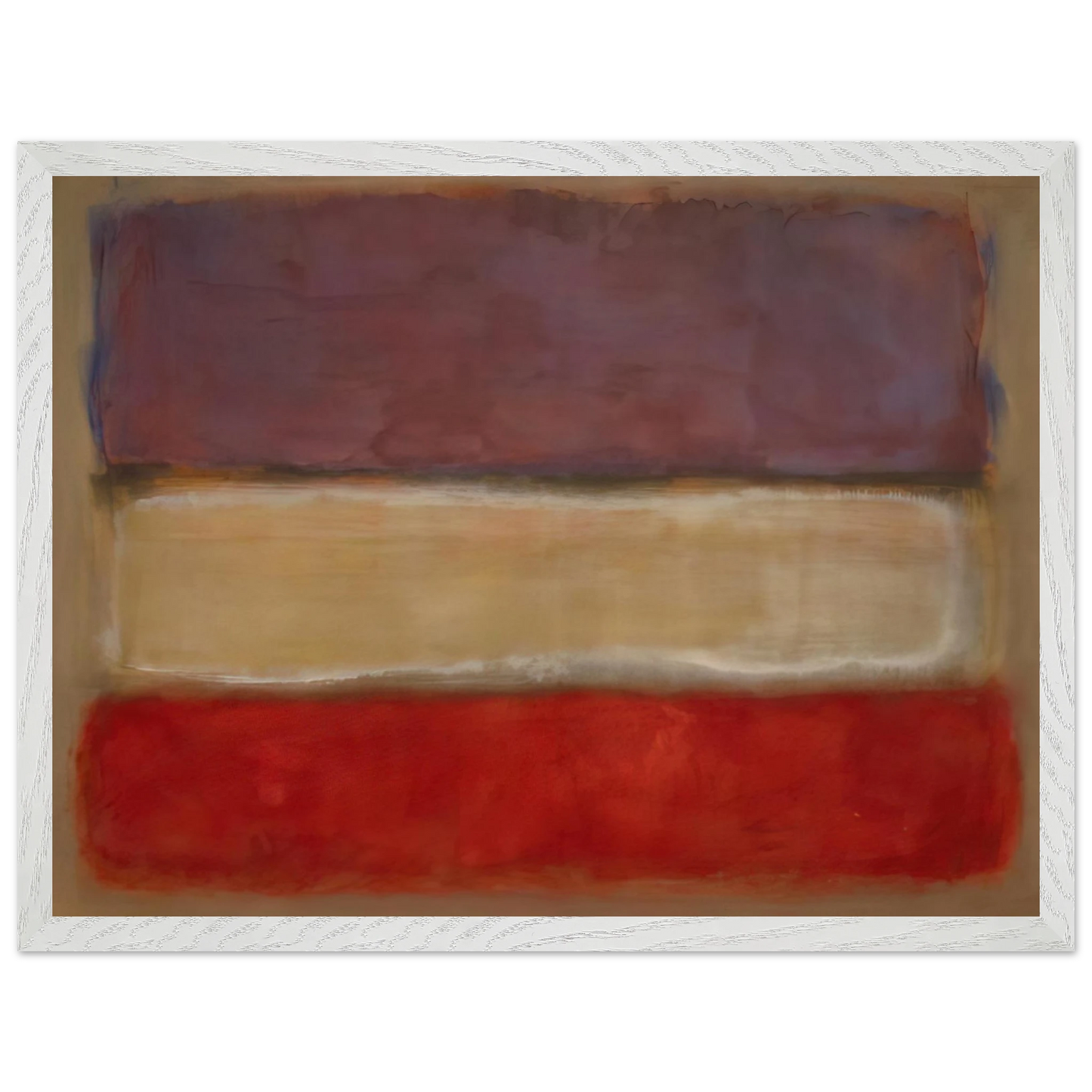 Mark Rothko - Untitled Purple, White, and Red - 1953 Wall Art - 30x40 cm / 12x16 inches - Fine Art Poster-canvas - -