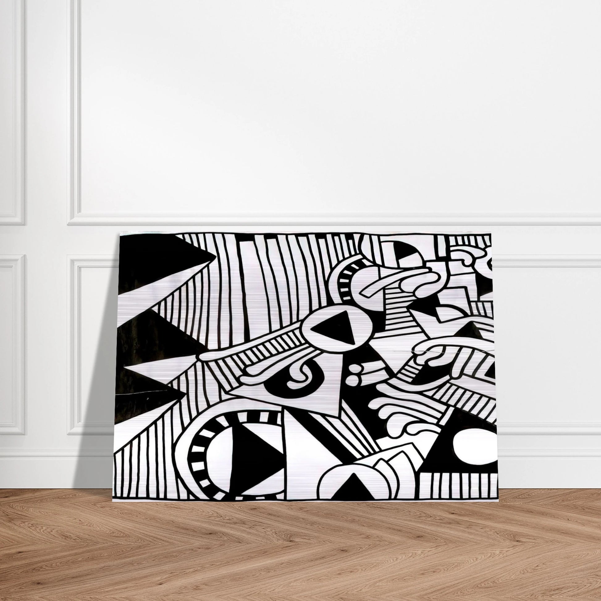 UNTITLED 1978 1 - Keith Haring Brushed Aluminum Print - 70x100 cm / 28x40 inches | Keith Haring Aluminum Print | Keith Haring Prints