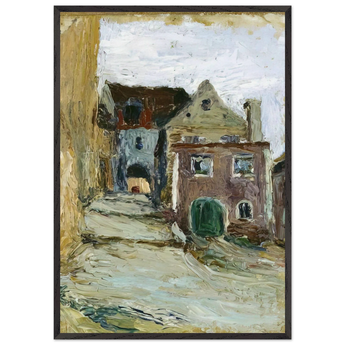 KALMUNZ - Gabriele Munter 70x100 cm / 28x40 inches Framed Art Print – Black Wooden Frame