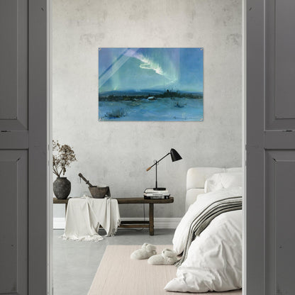 Northern Lights - Romanticism - Sydney Laurence Acrylic Print - 70x100 cm / 28x40″ inches