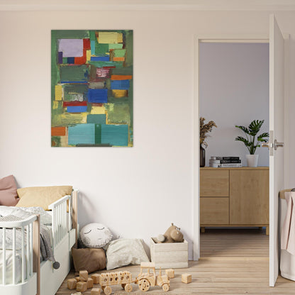 Morning Mist - Hans Hofmann Brushed Aluminum Print - 70x100 cm / 28x40 inches | Hans Hofmann Aluminum Print | Hans Hofmann Prints
