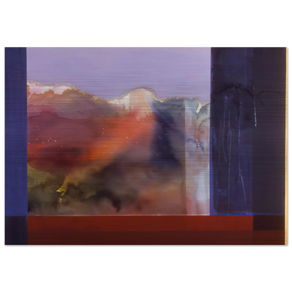 Sixteenth Century - 1985 - Ronnie Landfield Brushed Aluminum Print - 70x100 cm / 28x40 inches | Ronnie Landfield Aluminum Print | Ronnie Landfield Prints