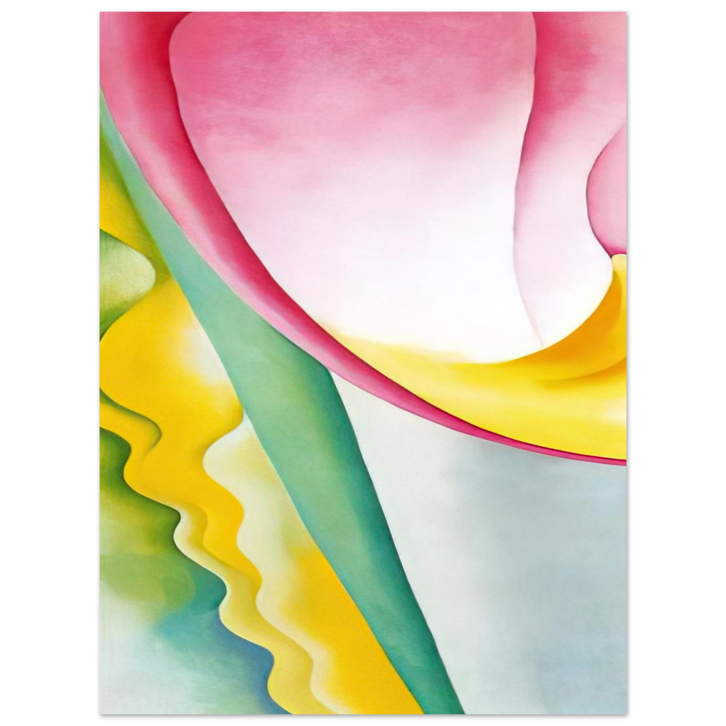 Georgia O'Keeffe - Abstraction No. 77  Tulip  Fine Art Poster