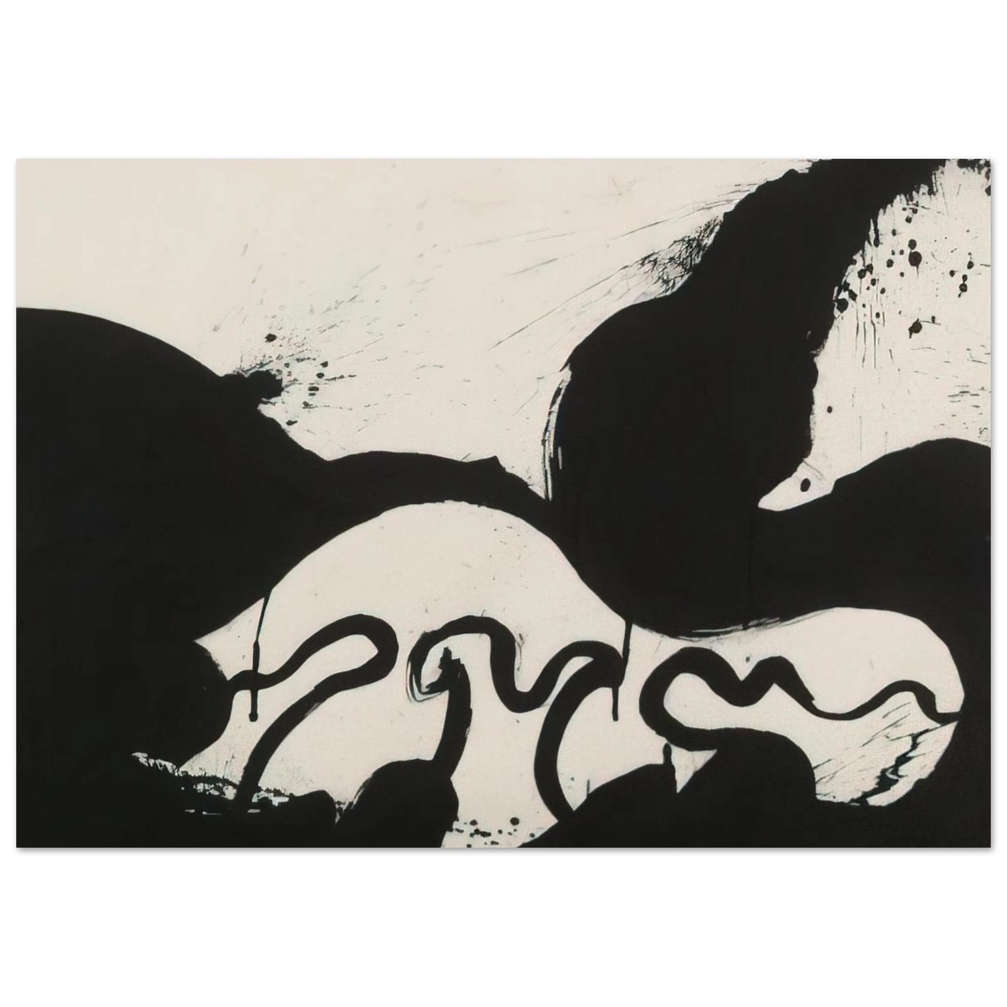 Helen Frankenthaler - Untitled - 1973 Wall art - 15x20 cm / 6x8 inches - Premium Wooden Framed Poster With Fine Art Paper-canvas - White frame
