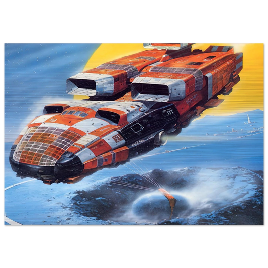 Chris Foss - Chris Foss Brushed Aluminum Print - 70x100 cm / 28x40 inches | Chris Foss Aluminum Print | Chris Foss Prints