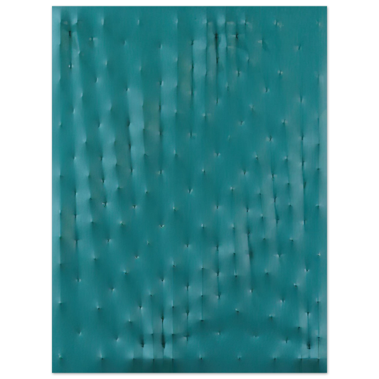 Enrico Castellani - Superficie verde - Spatialism  75x100 cm / 30x40inches Fine Art Poster