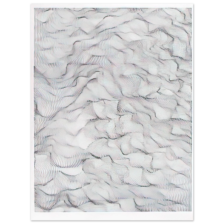 Dadamaino - Il movimento delle cose - 1996  75x100 cm / 30x40inches Fine Art Poster