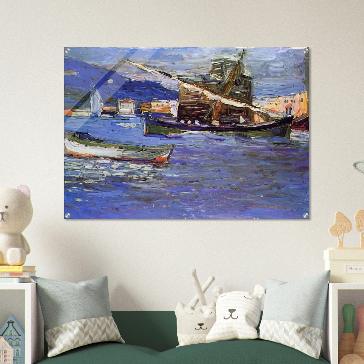 RAPALLO GRAUER DAY 1905 - Wassily Kandinsky Acrylic Print - 70x100 cm / 28x40″ inches