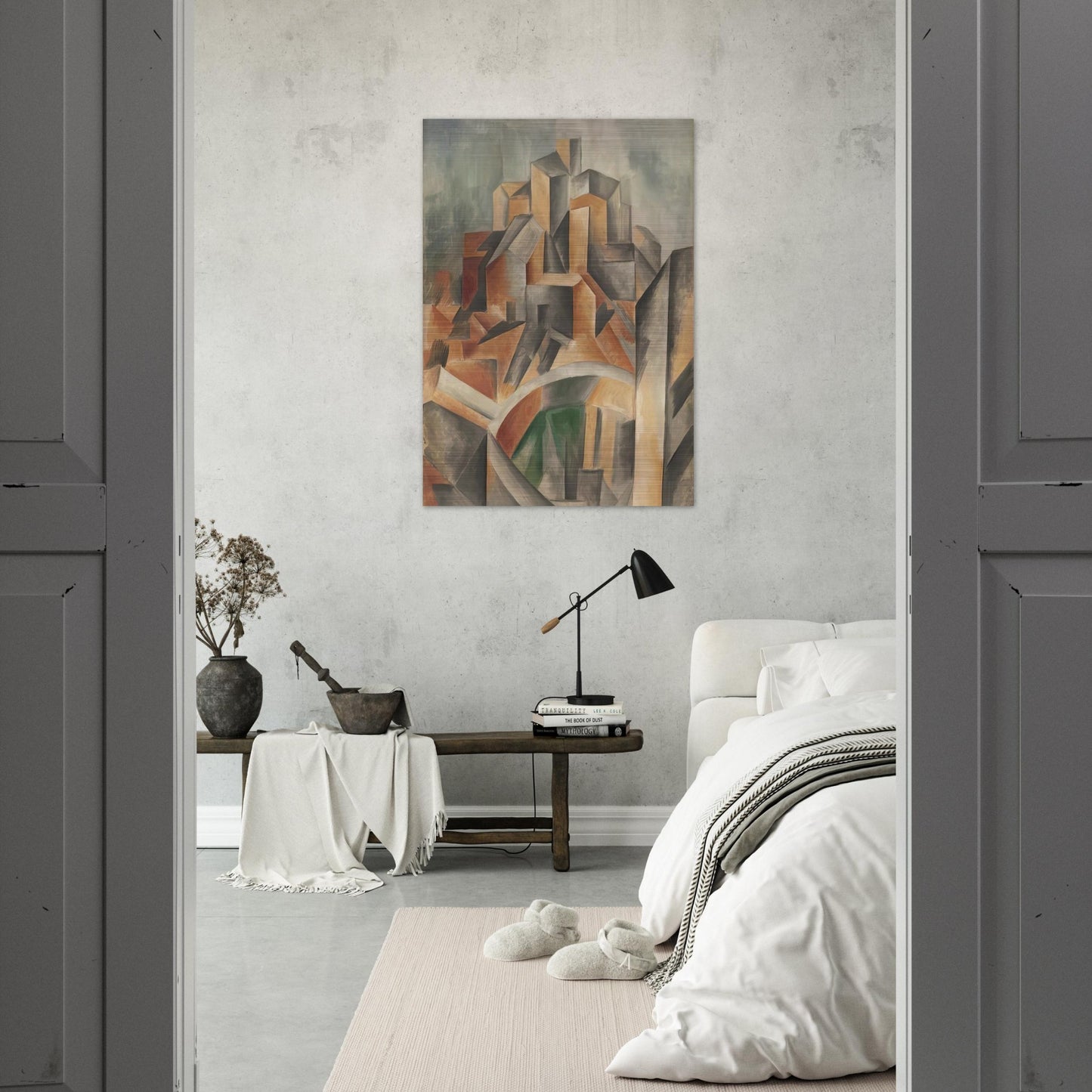 The Reservoir, Horta de Ebro - Pablo Picasso Brushed Aluminum Print - 70x100 cm / 28x40 inches | Pablo Picasso Aluminum Print | Pablo Picasso Prints