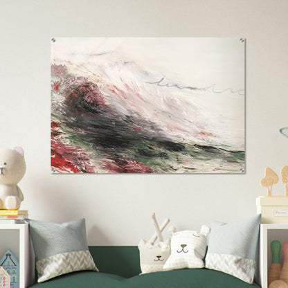 Hero and Leandro  A Painting in Four Parts  Part I - Cy Twombly Acrylic Print - 70x100 cm / 28x40″ inches